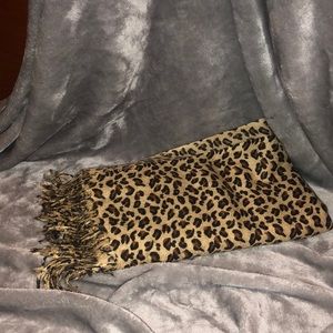 Cheetah Print Blanket Scarf